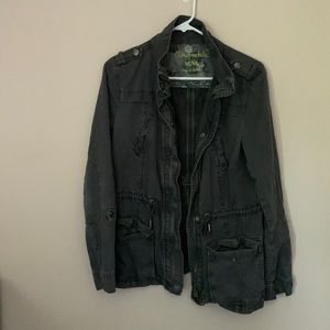 Gray Cargo Jacket